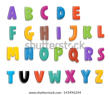 The cartoon alphabet - for the children