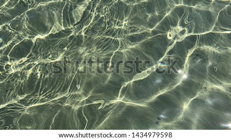 green variety of waves on a background of green water
