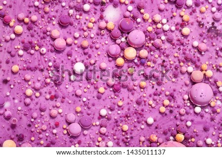 Colourful acrylic bubbles.Abstract ink design template mixed texture background. Liquid color backdrop. Wallpaper pattern. Oil poster . Design template. Fluid art
