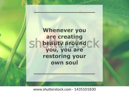 motivational quote concept with green background  