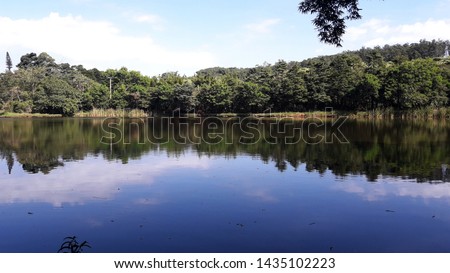 lake and lagoon of camping macuco in Valinhos São Paulo