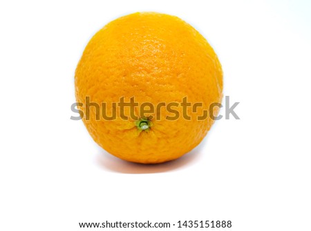 Close up view of madarines orange on a white background. Healty and fresh fruits. 