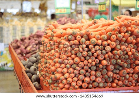 carrot at the market carrots