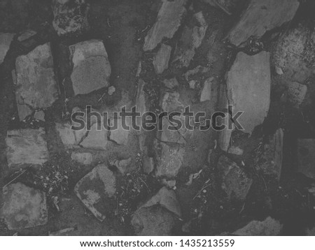 Backgrounds, texture, ruined stone rock