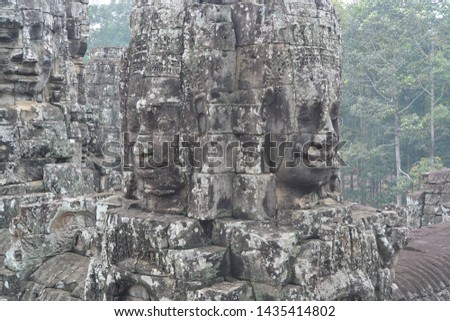 Angkor Thom Cambodia Rain season