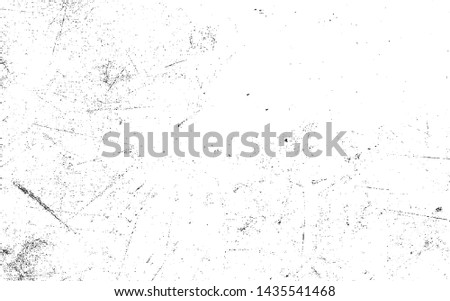 Scratched Grunge Urban Background Texture Vector. Dust Overlay Distress Grainy Grungy Effect. Distressed Backdrop Vector Illustration. Isolated Black on White Background. EPS 10. Royalty-Free Stock Photo #1435541468