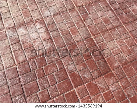 Stamp concrete floor texture pattern background