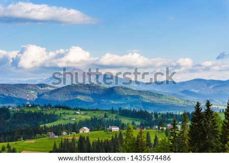 Beautiful view of the mountain Goverla Royalty-Free Stock Photo #1435574486