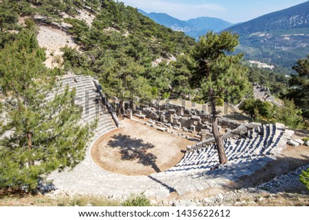 Ancient Lycian City of Arykanda. Antalya-Turkey