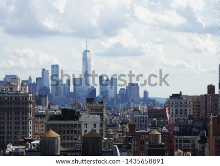 Downtown Manhattan as seen from Mid-Town NYC