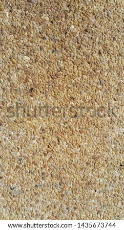 The surface of the rough sand tile