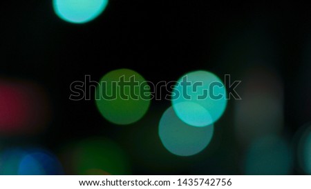 Colorful Bokeh Background with glow and beautiful color