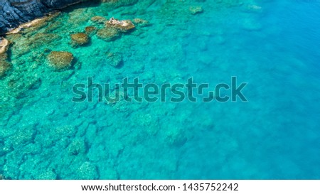 
Emerald turquoise sea. Clean sea background.