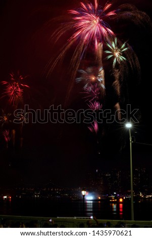                  4th of July Fireworks, New York City              