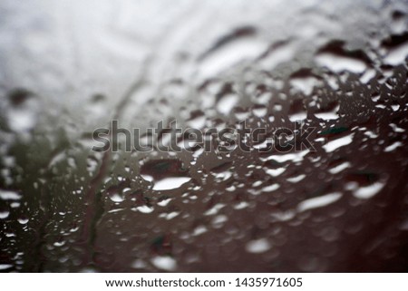 Gray rain drops on window macro background fine art in high quality prints
