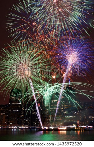                           4th of July Fireworks, New York City     