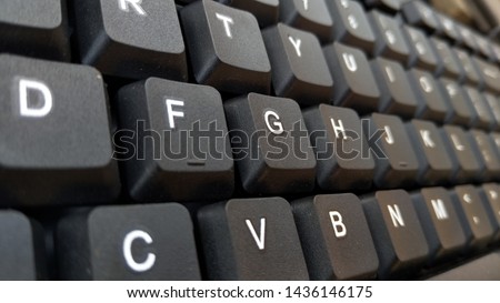 Close up Photo of Black computer keyboard keys