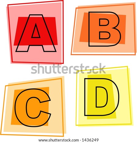 alphabet icons