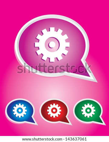 Setting Icon on The Speech Bubble