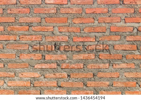 The beautiful pattern bricks wall. Wall background