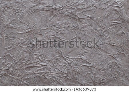silver grey texture of the crumple paper napkin background