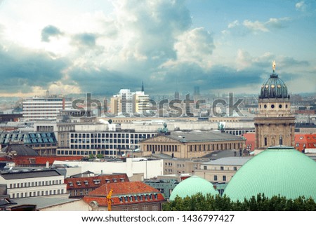 Panoramic views over Berlin. Germany