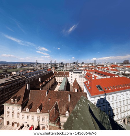 City of Vienna from Stephansdom Tower