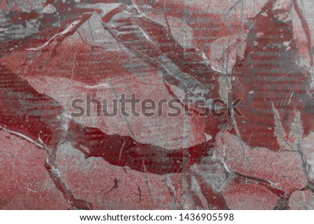 Abstract red marble texture with natural pattern.
