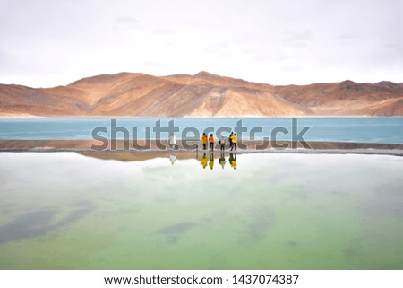 Pangong lake Leh Ladakh India 