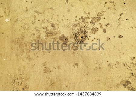 Golden Sand at the beach in Thailand, top view photos with aerial photography for Catalogs patterns and backgrounds