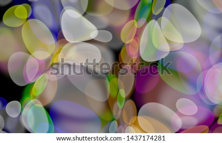 Abstract Light Bokeh Background. Abstract blurred background with bokeh light.