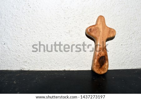 Wooden rare Jesus Cross background 