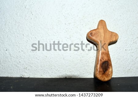 Wooden rare Jesus Cross background 