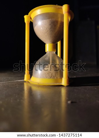 time's up on the hourglass, time's stop now, time's dose not Stop for some time