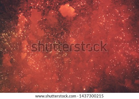Beautiful colorful firework texture background