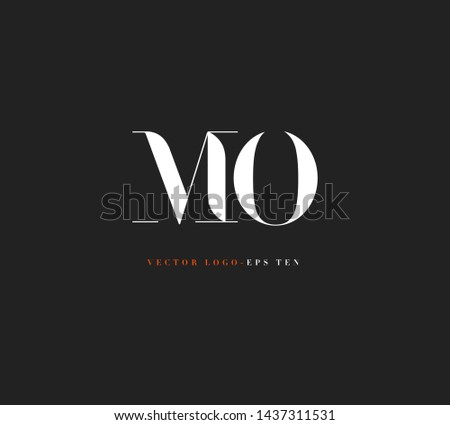 M & O letters Joint logo icon vector for business card and corporate identity.