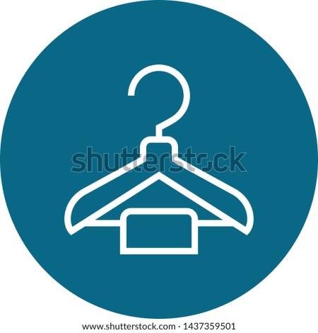 Hanger Closet Clothing Outline Icon