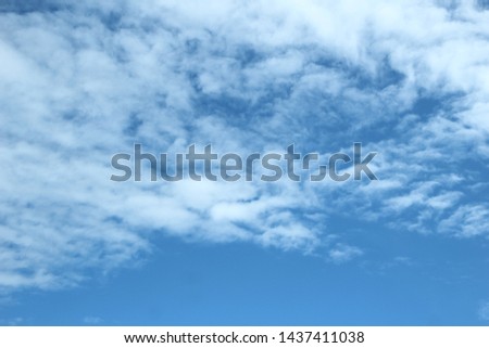 The Perfect cloudy blue sky