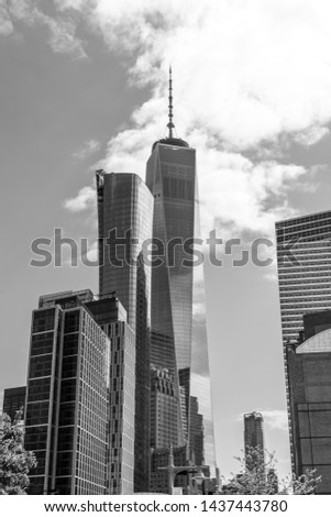New York city, Amazing New York architecture image, Manhattan architecture photography, big apple city image black and white