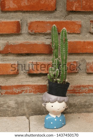Cement background, cement wall and brick wall