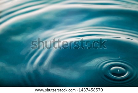 water with bubbles and ripples
