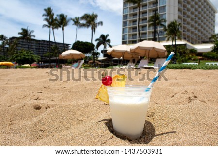 Alcoholic beverages at the bar & beach