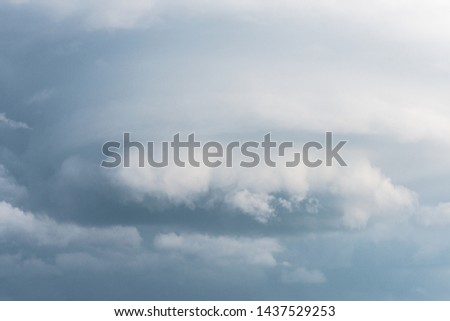 Storm clouds form a whirlwind