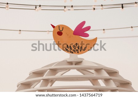 small decorative bird festive decoration