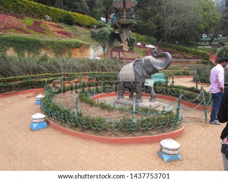 Honneymoon garden ooty mysore pics Royalty-Free Stock Photo #1437753701
