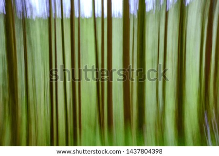 Abstract pictures of trees with a green background