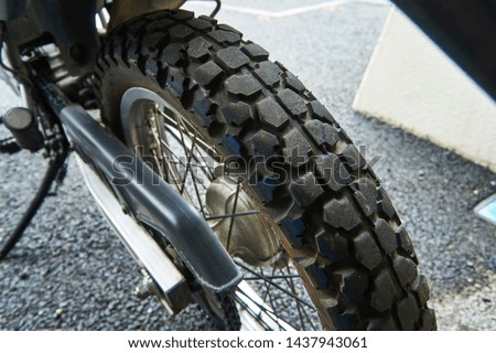 Off road motorcycle block tires