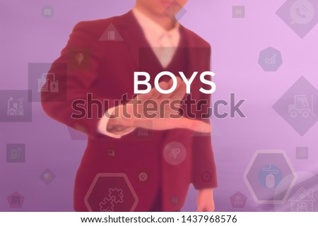 select BOYS - technology and business concept