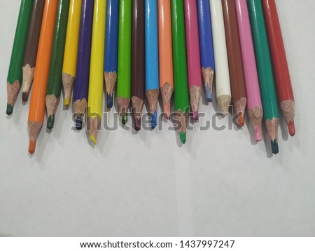 Color pencils used by children to draw pictures all over the world, they love to draw pictures handling these magic sticks in their tiny hands that are a joy to look at. 