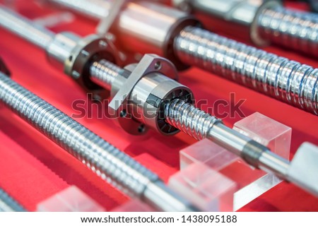 The lead screw shaft spare part of CNC machine
